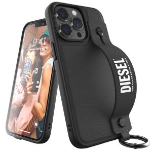 DIESEL iPhone 13 Pro 6.1インチ ケース スマホスタンド ハンドストラップ FW21 （ディーゼル iPhone 13 Pro, ブラック） おしゃれ ブランド｜smartstyle ヤフー店