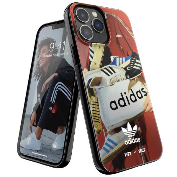送料無料 adidas iPhone 13 Pro Max ケース スマホケーストレフォイル50周年...