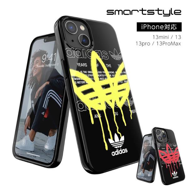 adidas iPhone13 Pro Max Mini ケース グラフィック プリント おしゃれ ...