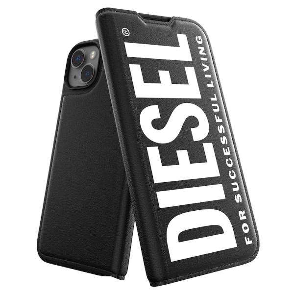 送料無料 DIESEL ディーゼル iPhone14Plus 手帳型ケース アイフォン 手帳 ケース...