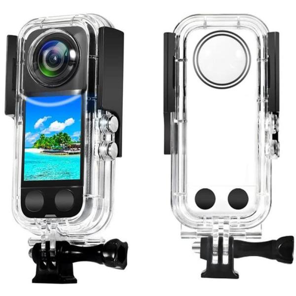 Insta360 ONE X3 専用 防水ケース/40 水中 ダイビング保護ケース防水深さ