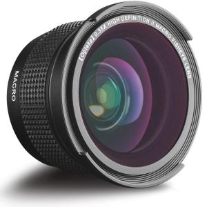Canon,Nikon,Sony A/キャノン,ニコン,ソニー対応コンバージョン魚眼レンズ×0.35