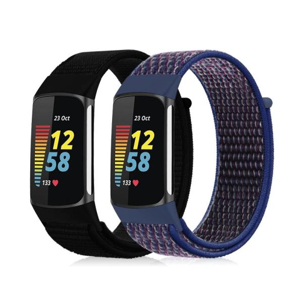 RicYeel バンド Fitbit Charge 6/Fitbit Charge 5 対応 2個セ...
