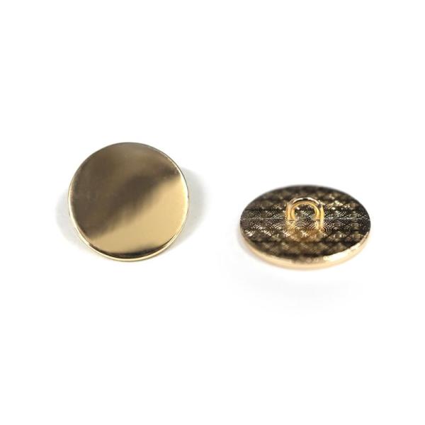メタルボタン フラット ゴールド 鏡面仕上げ 金 ボタン ビジューボタン 飾りボタン 縫製ボタン 袖...