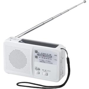 ヤザワコーポレーション 手回し充電ラジオ ライト付き BS901WH｜smaruko2
