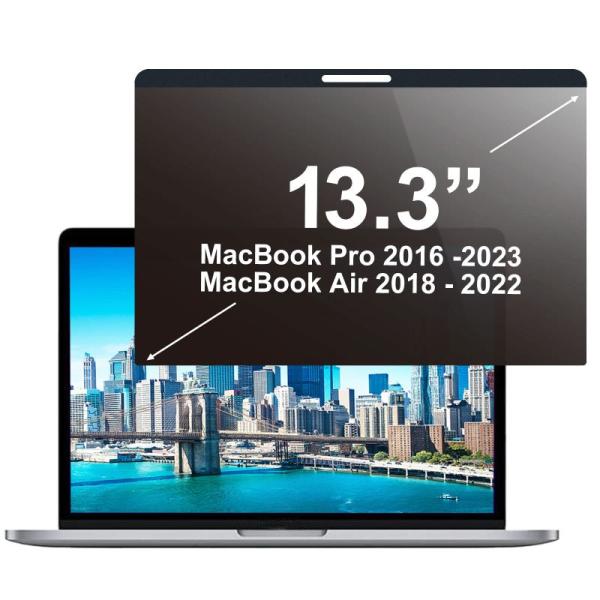 YMYWorld 覗き見防止 Macbook Pro 13 M1 / M2 2022 保護フィルム ...