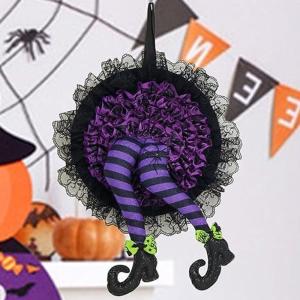 ハロウィン飾り玄関 ハロウィーンの花輪 リース...の詳細画像4