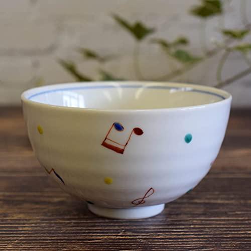 茶碗 おしゃれ 食器 九谷焼 ご飯茶碗 メロディー 陶器 和食器 ブランド 日本製