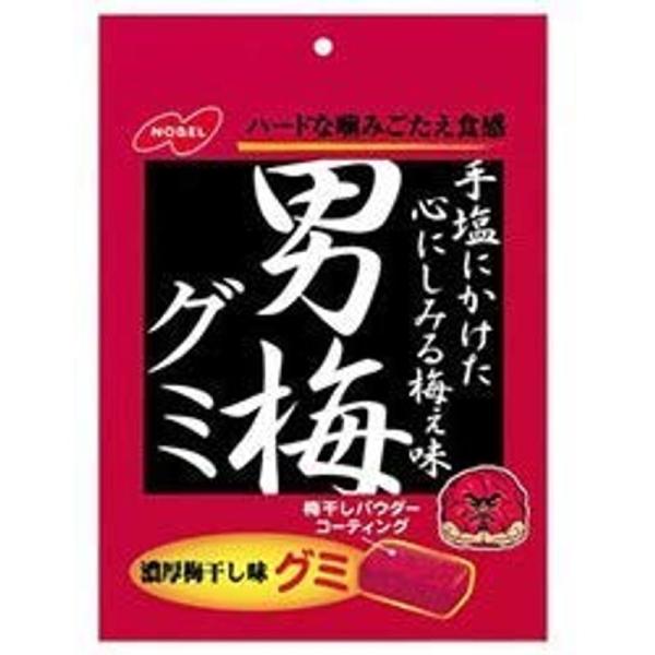 ノーベル製菓 男梅グミ 38g×6個入×(2ケース)