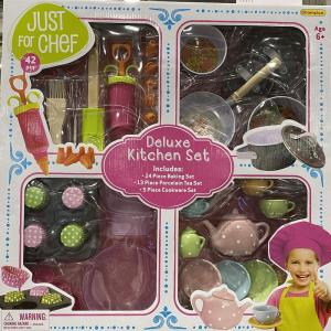 DELUXE KITCHEN SET おままごとキッチンセット 42個入