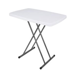 折りたたみテーブル ポータブル昇降テーブル ダイニングテーブル 組立不要 自由に高さ調整(幅76×奥行50×高さ57/64/74) ピクニッ｜smaruko