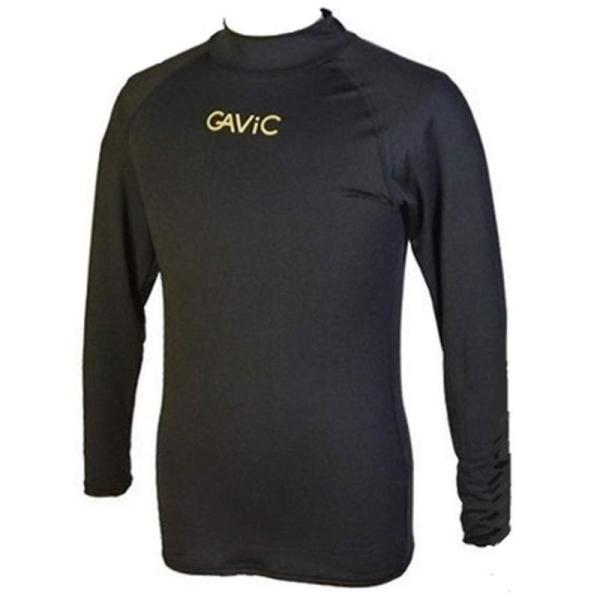 ガビック(Gavic) インナーシャツ ブラック 150cm ジュニアハイネックコンプレッション ロ...