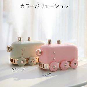加湿器  卓上 USB 小型 コンパクト 電車 超音波式 卓上加湿器 オフィス デスク 部屋 リビング 寝室 加湿 乾燥 対策 グッズ おすすめ