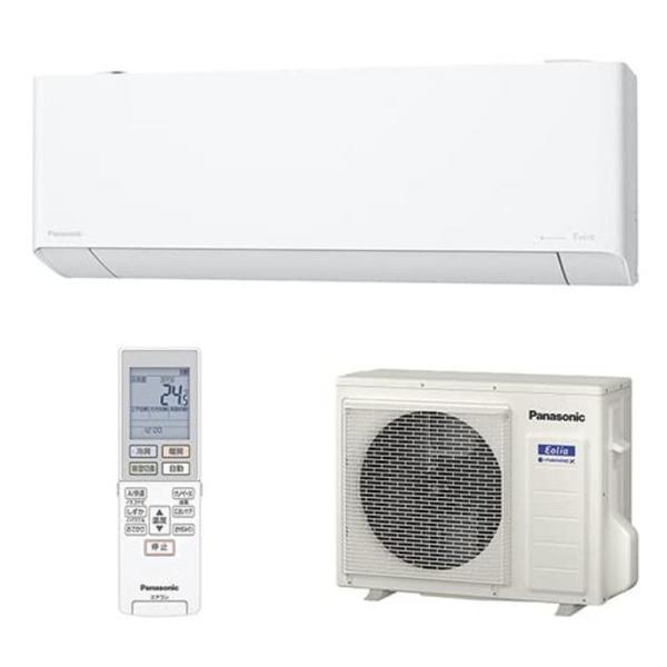 パナソニック 5.6kW 単相200V 主に18畳用 インバーター冷暖房除湿タイプ ルームエアコン ...