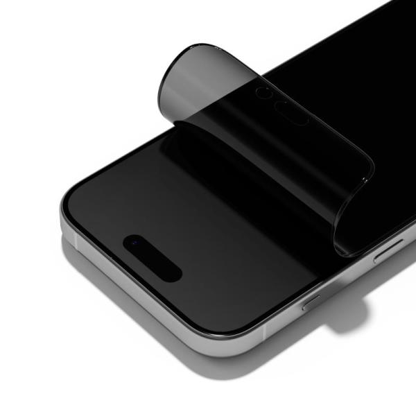 RHINOSHIELD 覗き見防止 iPhone 15 Pro 3D 耐衝撃 画面 保護フィルム 指...