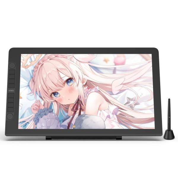 VEIKK液タブ 21.5インチ 液晶タブレット 大画面 お絵描 イラスト デザイン 安心日本語サポ...