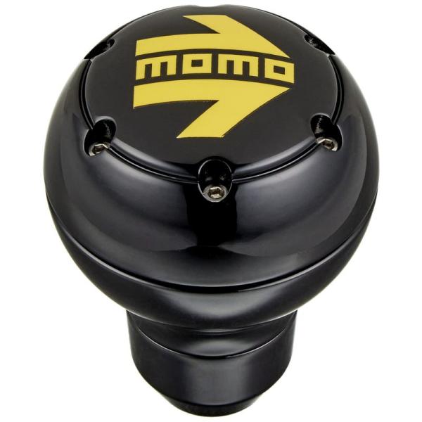 MOMO (モモ) シフトノブ ROUND METAL BLACK (ラウンドメタル ブラック) S...