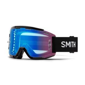 Smith Optics Squad MTB オフロード ゴーグル (ブラック/クロマップ コントラストローズフラッシュ/クリア曇り止め、ワ｜smatrshops