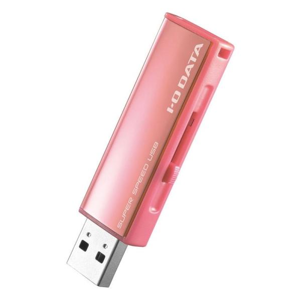 I-O DATA USB 3.0/2.0対応フラッシュメモリー 8GB ピンクゴールド U3-AL8...