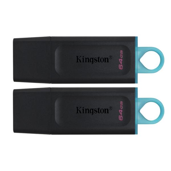 Kingston DataTraveler Exodia 64GB USB 3.2 フラッシュドライ...