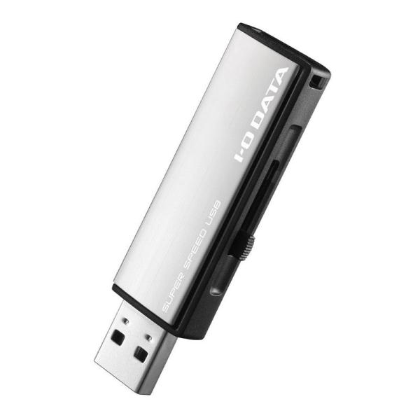 I-O DATA USB 3.0/2.0対応フラッシュメモリー 8GB ホワイトシルバー U3-AL...
