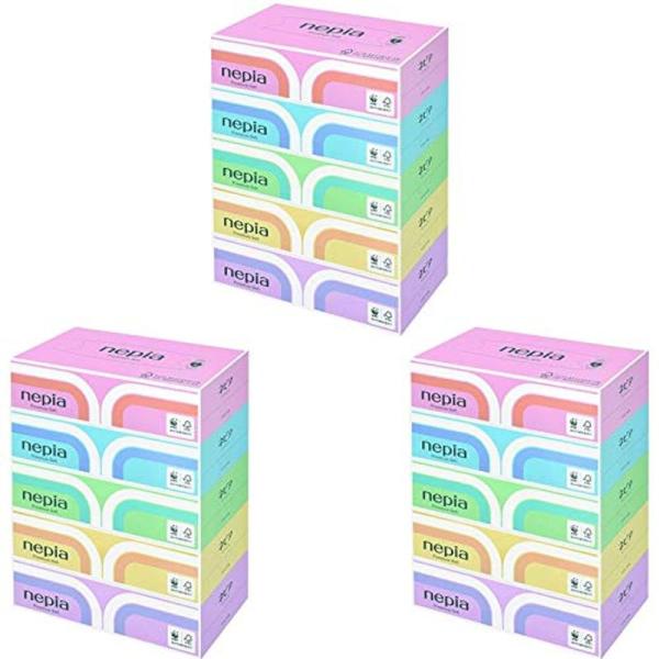 ネピア プレミアムソフト ティシュ 360枚 ３ボックスセット(1Box=5個,合計15個)
