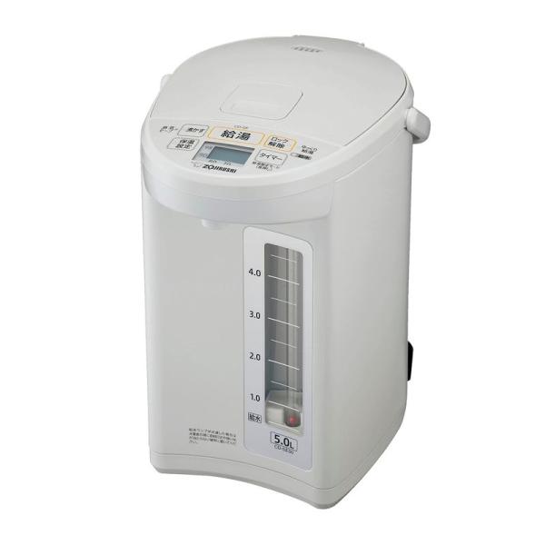 象印 CD-SE50 ホワイトグレー マイコン沸とう電動ポット（5L）