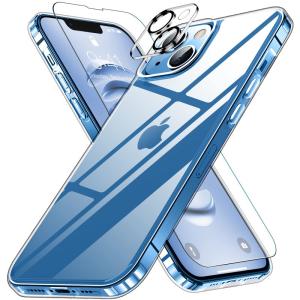 iPhone14 用 ケース クリア 耐衝撃 カメラレンズ保護付き 黄ばみ防止 アイフォン14ケース 米軍MIL規格 耐久性 SGS認証 ア｜smatrshops