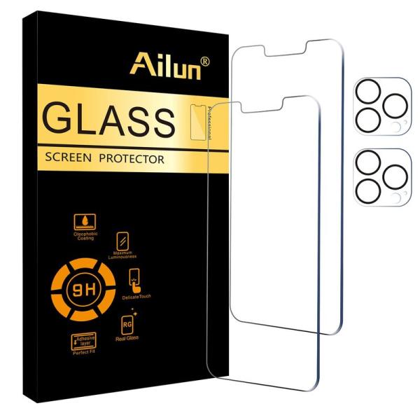 Ailun スクリーンプロテクター iPhone 13 Pro 6.1インチ ディスプレイ 2021...