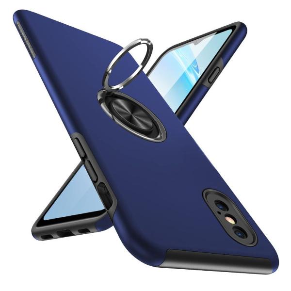 iphone x ケースiphone xs ケース リング 耐衝撃 カバー tpu 薄型 衝撃吸収 ...