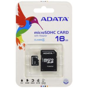 ADATA microSDHCカード 16GB Class4 AUSDH16GCL4-RA1｜smatrshops