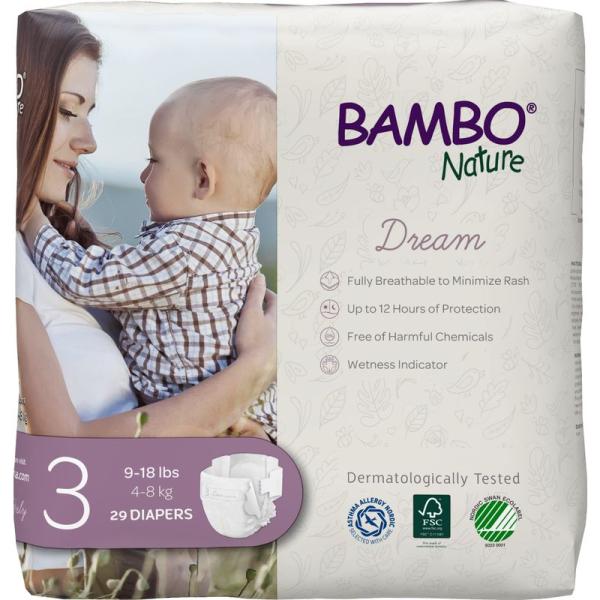 BAMBO Nature バンボネイチャー ドリーム テープタイプ S （4kg?8kg） 29枚入...