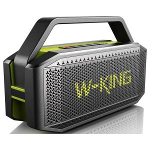 Bluetooth スピーカー、W-KING 60W RMS(80W ピーク)大音量 ポータブル ブルートゥース スピーカー IPX6防水｜smatrshops