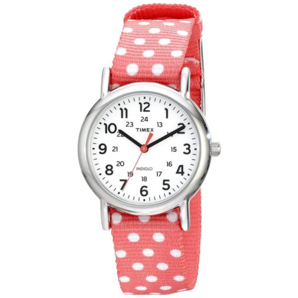 TimexウィークエンダーDots SmallカジュアルアナログWatch W /リバーシブルsli...