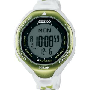 セイコー(SEIKO) 冒険家 三浦豪太氏監修 登山用 ソーラー デジタルウォッチ 「アルピニスト」 (女性向け) SBEB029｜smatrshops