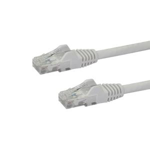 StarTech.com Cat6 LANケーブル 1m ホワイト ラッチカバー付き N6PATC1MWH｜smatrshops