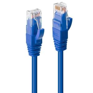 LINDY Cat.6 U/UTP LSZHネットワークケーブル、ブルー、0.3m (型番:45470)｜smatrshops
