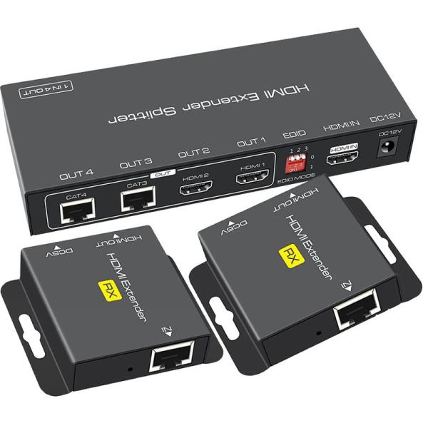 安定版HDMI LAN 分配 エクステンダー EX712 Yukidoke 2HDMI 2LAN 同...