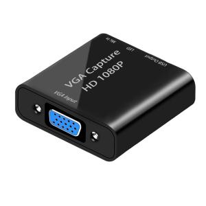 ビデオキャプチャーカード VGA - USBキャプチャアダプター マイク入力付き HD 1080p ビデオアダプター ライブブロードキャスト｜smatrshops