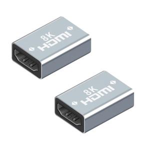 2個セット HDMI 中継アダプター 延長コネクター HDMIケーブル延長接続 8K@60Hz対応 18Gbps ハイスピード HDMI2｜smatrshops