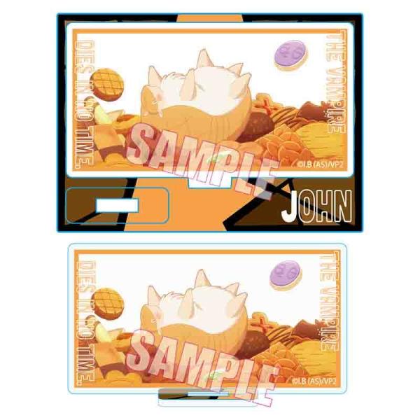 メモリーズミニスタンド 吸血鬼すぐ死ぬ２ / ドラルク＆ロナルド＆ジョン(ピンク) MIKSM-14