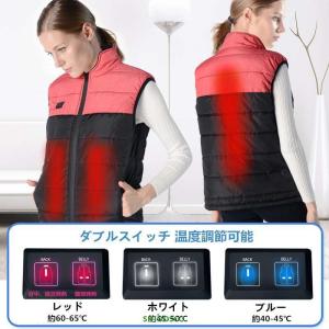 電熱ベスト ヒーターベスト 加熱服 男女兼用 ...の詳細画像1