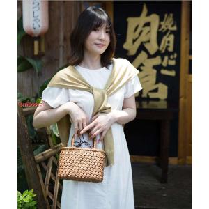 山葡萄かごバッグ 花編みやまぶどう籠 純手工 ...の詳細画像5