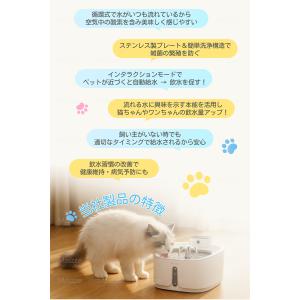 自動給水器 猫 犬 超静音 感応センサー コー...の詳細画像3