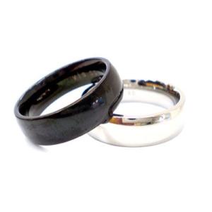 R1003＆R1003BK　vie（ヴィー）　サージカルステンレス　ペアリング　指輪｜smile-accessories