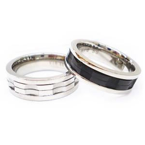 R1070＆R1070BK　vie（ヴィー）　サージカルステンレス　ペアリング　指輪　送料無料｜smile-accessories