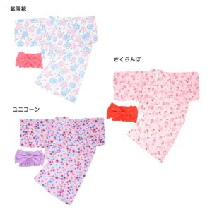 浴衣 子供 キッズ セパレート 浴衣ワンピース...の詳細画像1