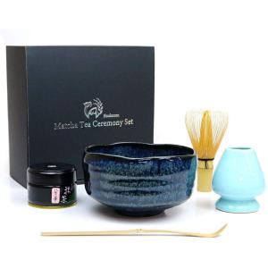 芳香園 茶道具 お抹茶6点セット (星野園製抹茶 抹茶茶碗