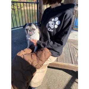 スウェットパーカー　ブラック　Lサイズ　Ne-Cha 犬 わんこ dog