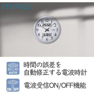 掛け時計 電波時計 アナログ ダブルリンク 環...の詳細画像3